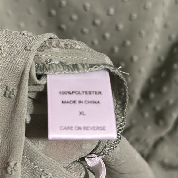 New York & Company Sheer Cover Shirt Quarter Length Sleeve size XL - Picture 8 of 12